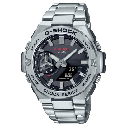 Casio G-Shock GST-B500D-1A 49mm in Stainless Steel - US