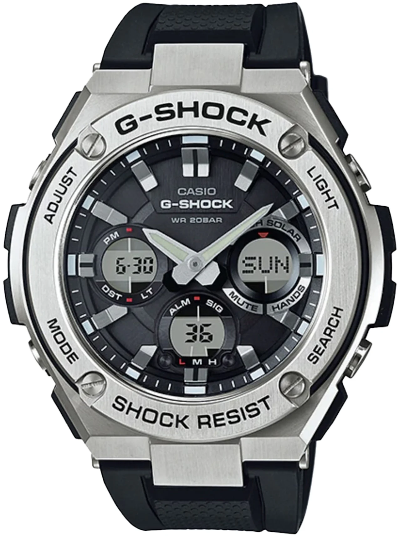 Casio G-Shock GST-S110-1A 53mm in Stainless Steel - US