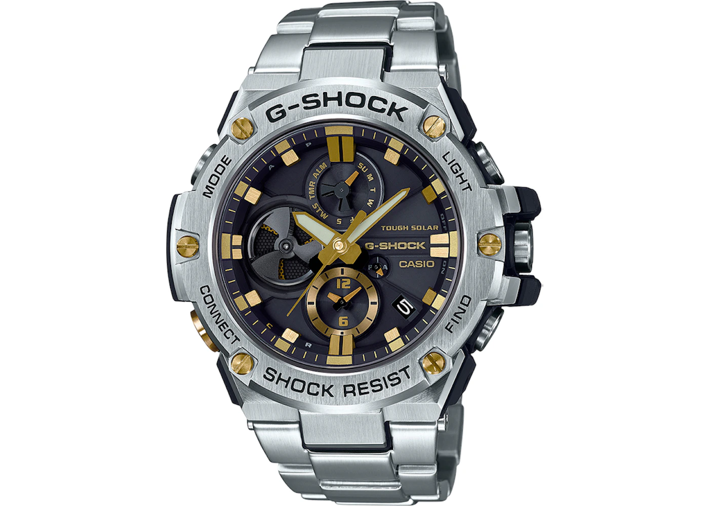 Casio G-Shock GSTB100D-1A9 - 54mm in Stainless Steel - US