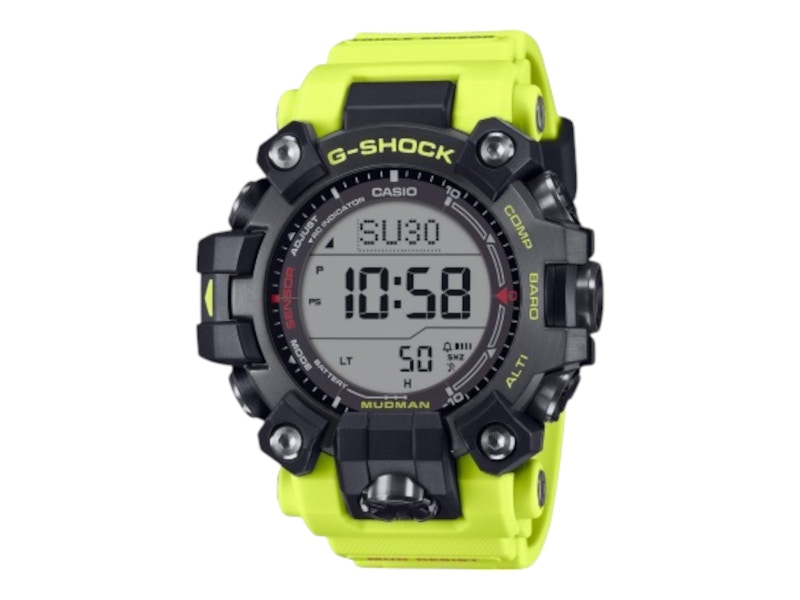 Pre-owned Casio Men's Gshock Gw9500mry1a9 Watch In Stainless Steel In Silver
