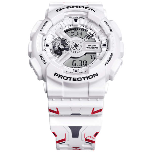 Casio G-Shock Gundam 40th Anniversary Gundam Unicorn GA-110MW-7APRGD 54mm  in Resin - JP