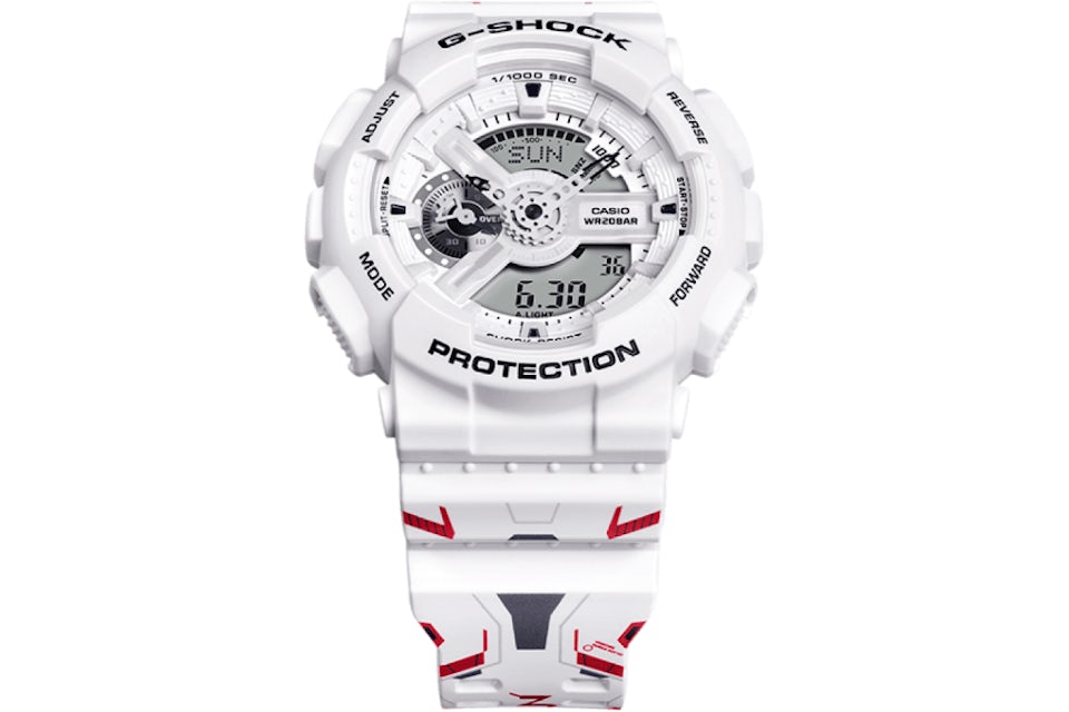 Casio G Shock Gundam 40th Anniversary Gundam Unicorn GA 110MW