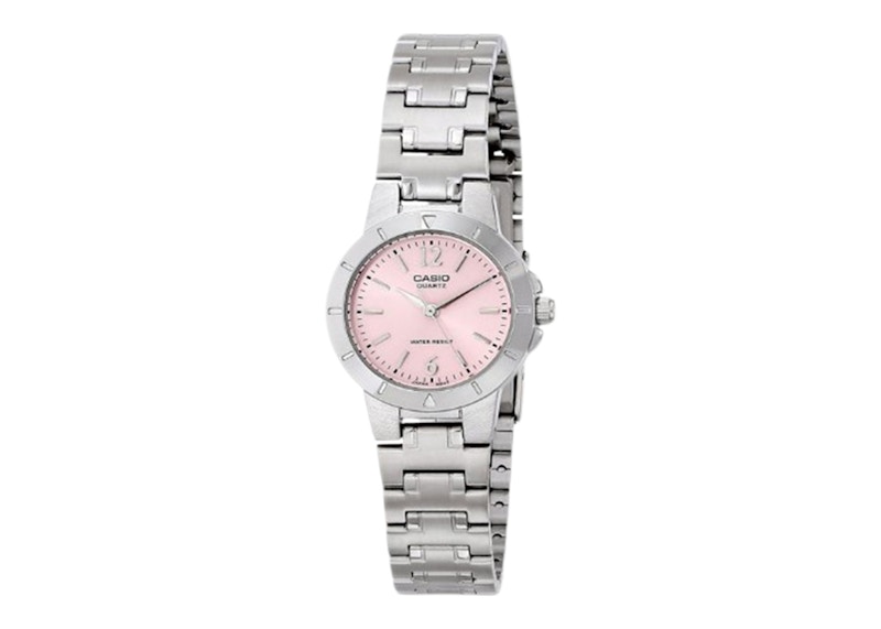 Pre-owned Casio Women's  Gshock Ltp1177a4a1 Watch In Stainless Steel