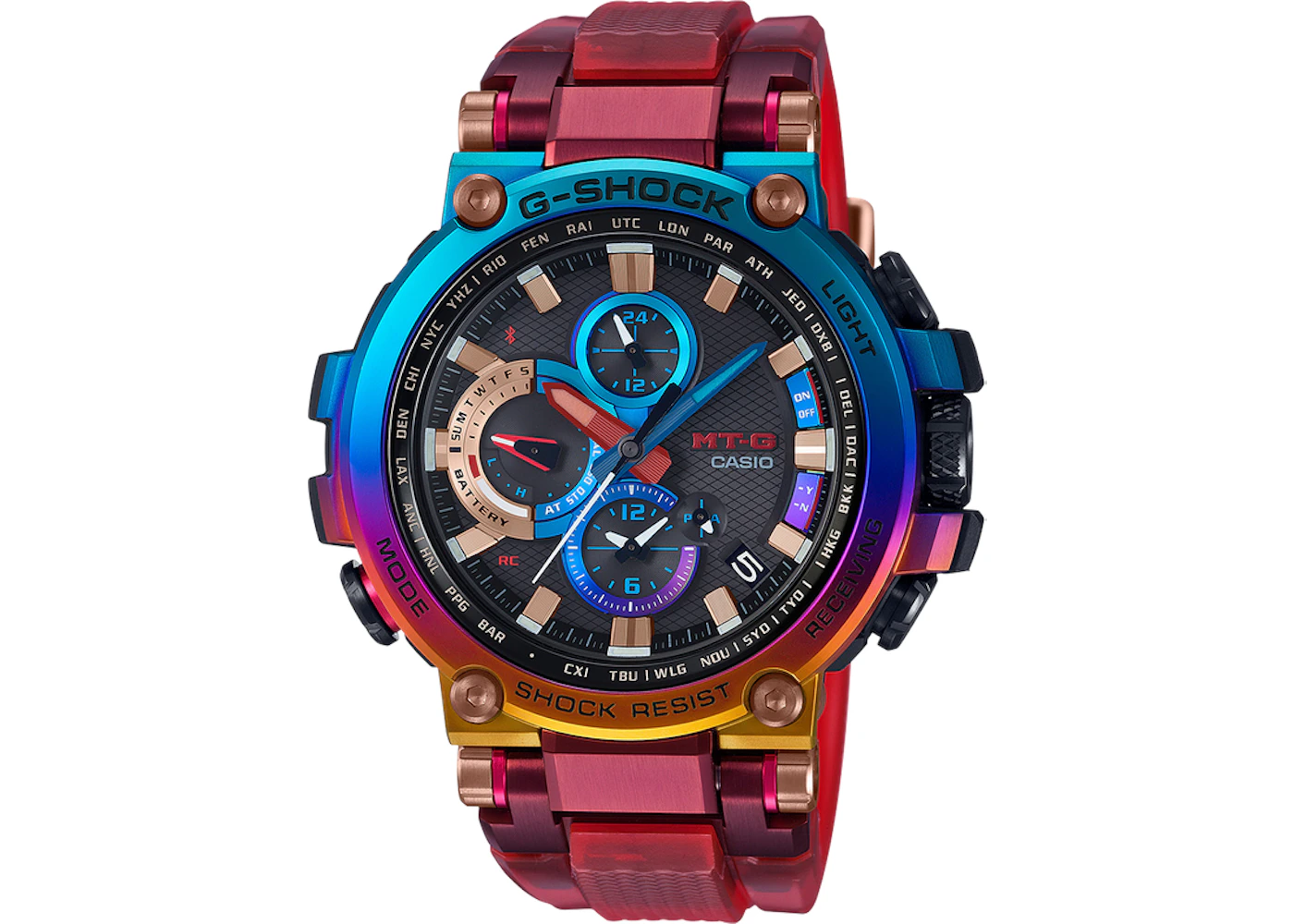 Casio G Shock Mtgb1000vl 4a 52mm In Stainless Steel Casio G Shock Mtgb1000vl 4a 52mm In Stainless Steel