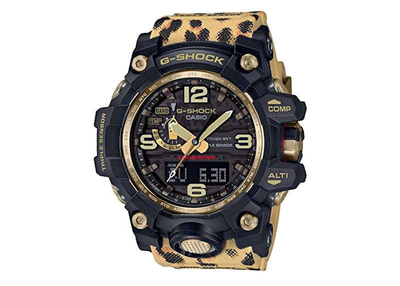 G shock mudmaster black and clearance gold