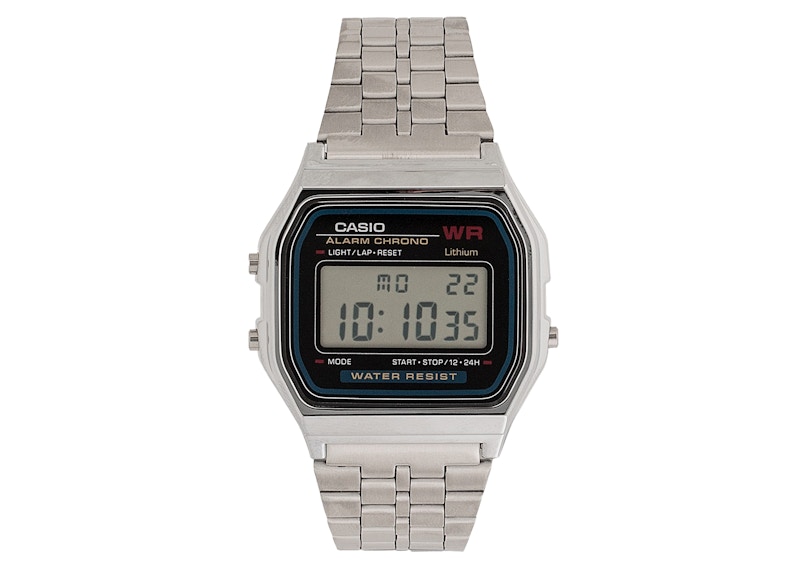 Casio G Shock Vintage A159WA N1 33mm in Stainless Steel US