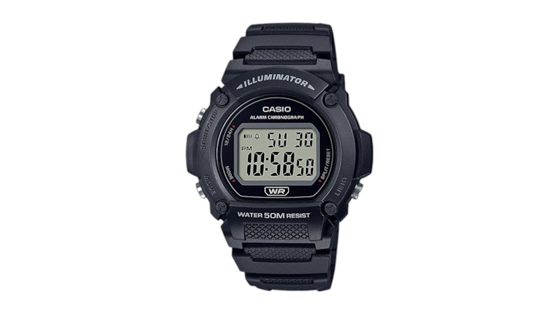 Men's Casio GShock W219H1A Watch in Resin