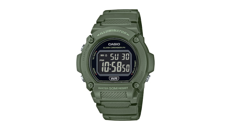 Men's Casio GShock W219HC3B Watch in Resin