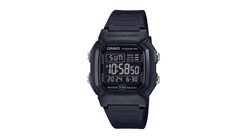 Men's Casio GShock W800H1B Watch in Resin