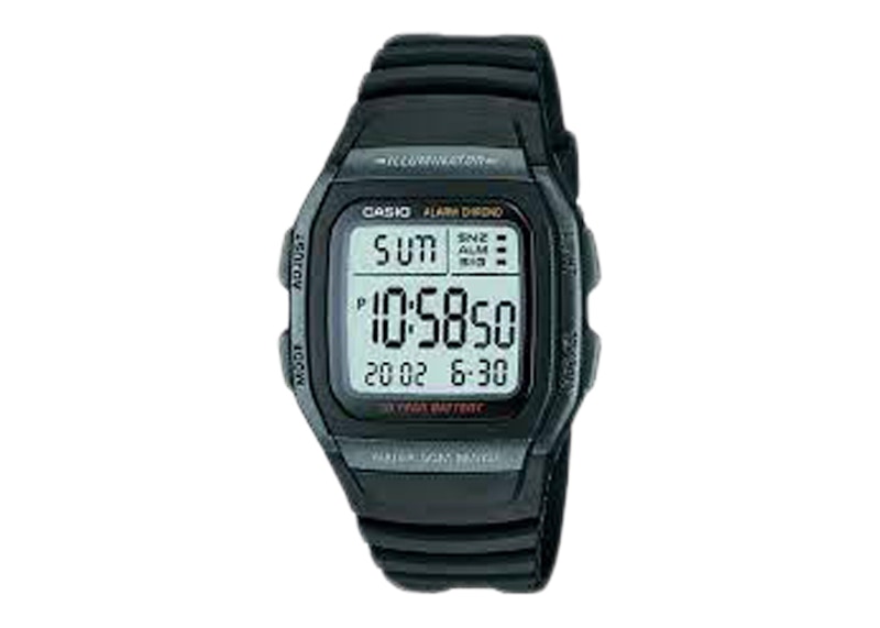 Casio G Shock W96H 1B 36mm in Resin GB