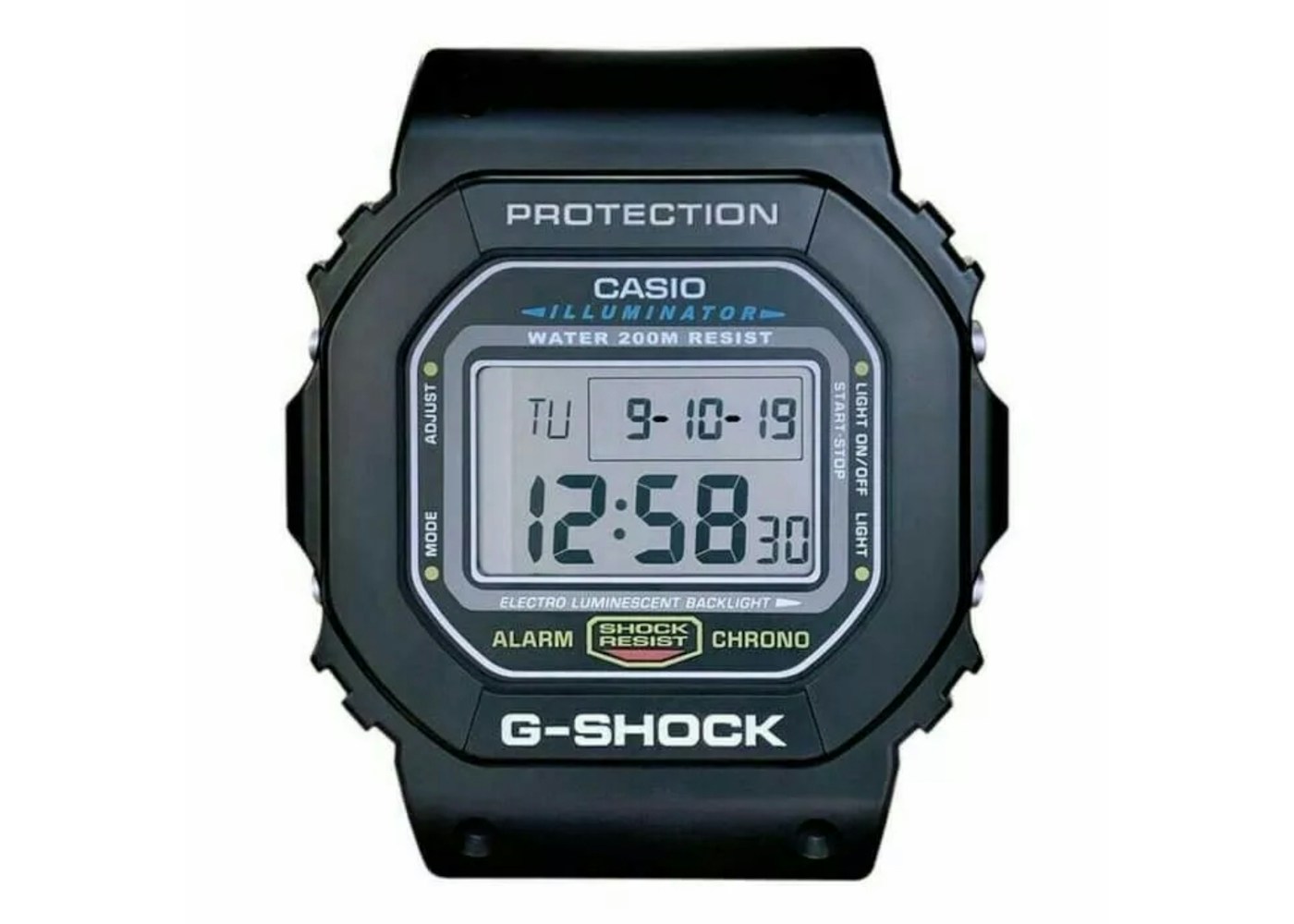 Casio G Shock Wall Clock Dw6500 12 5 X 11 In In Resin