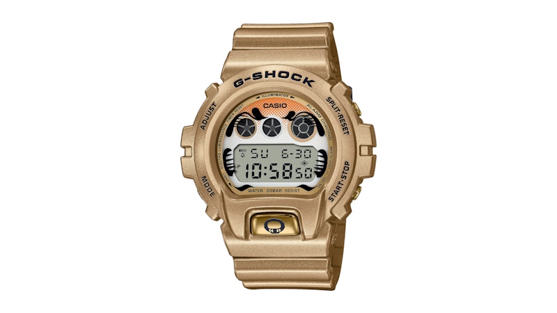 Men's Casio GShock x DARUMA Japanese Good Luck Charm DW6900GDA9 Watch in Resin