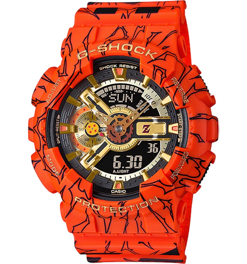 Casio G Shock x Dragonball Z GA 110JDB 1A4 51mm in Resin US