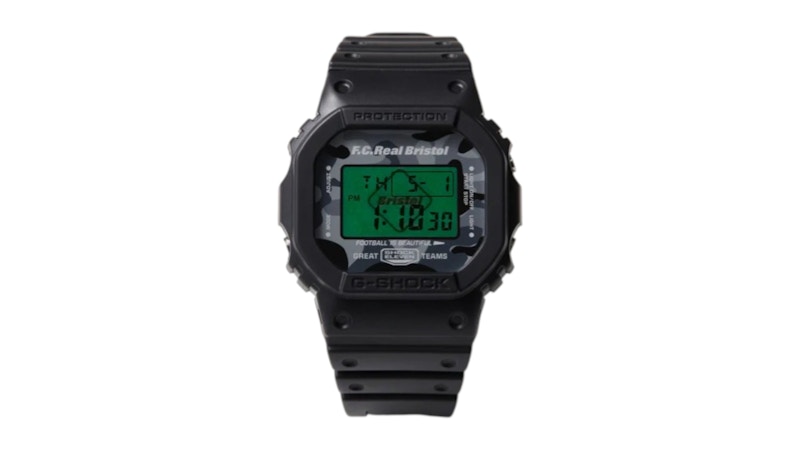 Men's Casio GShock x F.C.Real Bristol FCRB Sophnet DW5600VTFCRB Watch in Resin