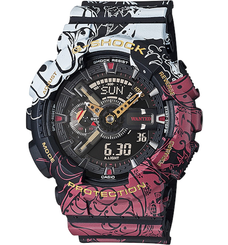 Casio G-Shock x One Piece GA-110JOP-1A4 51mm in Resin - US Casio G-Shock x One Piece GA-110JOP-1A4 51mm in Resin - US