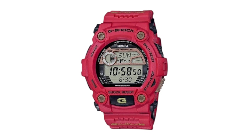 Men's Casio GShock x Seven Lucky God ShichiFukuJin Series Ebisu G7900SLG4A Watch in Resin