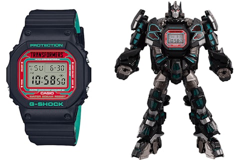 Robot Jam G Shock Transformer Casio G-Shock X Transformers DW