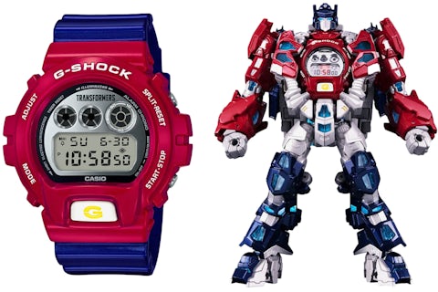 Casio G-Shock x Transformers Limited Edition DW6900TF-SET 54mm in