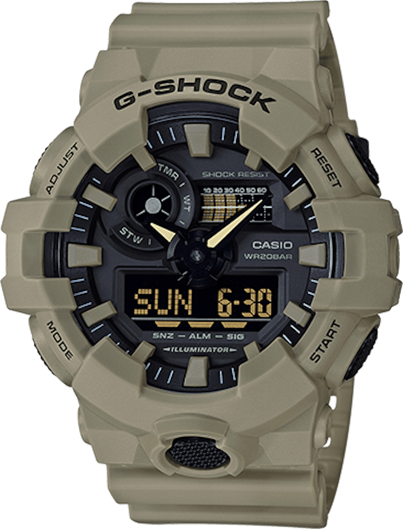 casio g shock beige