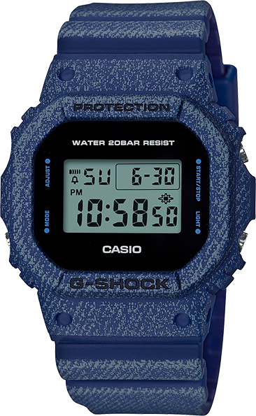 Casio G-Shock Denim Pattern Dark Blue Limited Edition Watch GShock  DW-5600DC-1 | eBay
