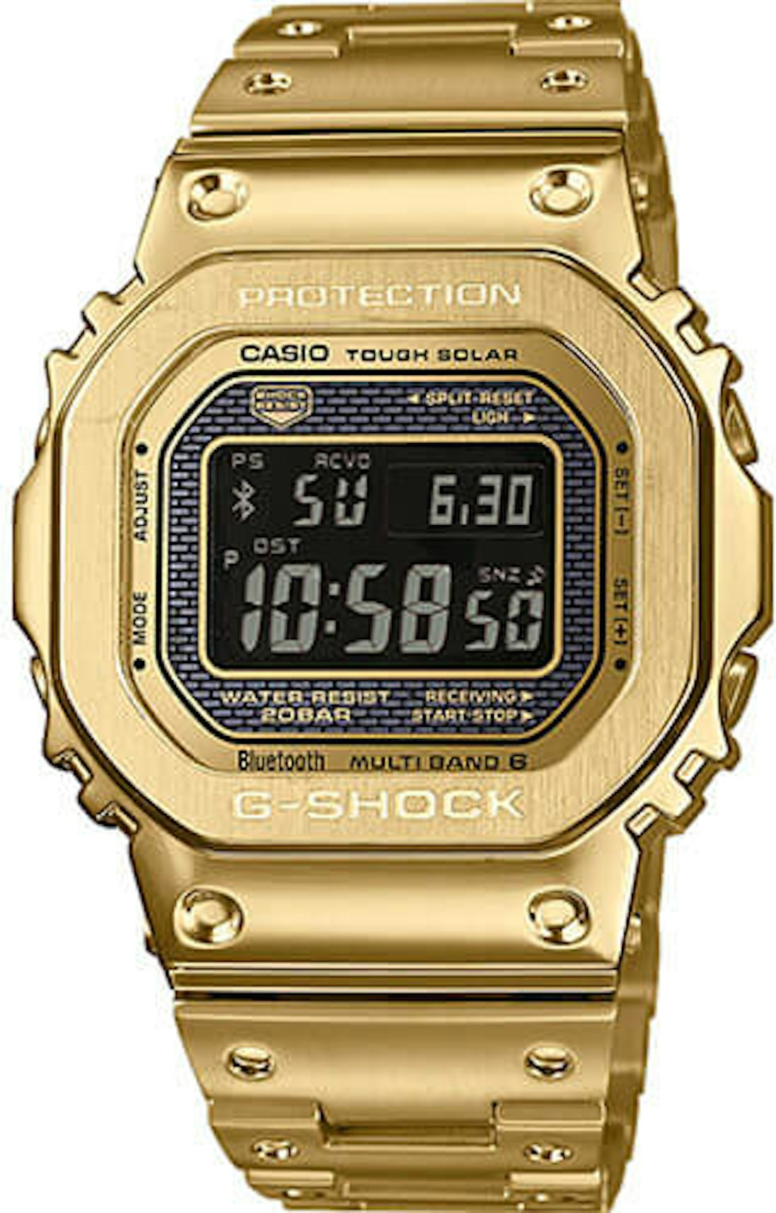 Casio G-Shock GMW-B5000GD-9 - in Stainless Steel -