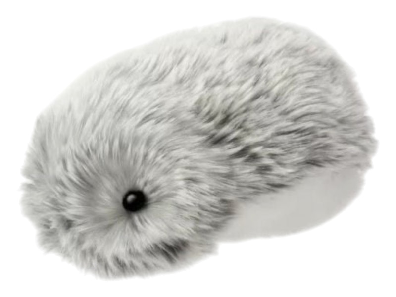 Casio Moflin AI Pet Robot Silver - US