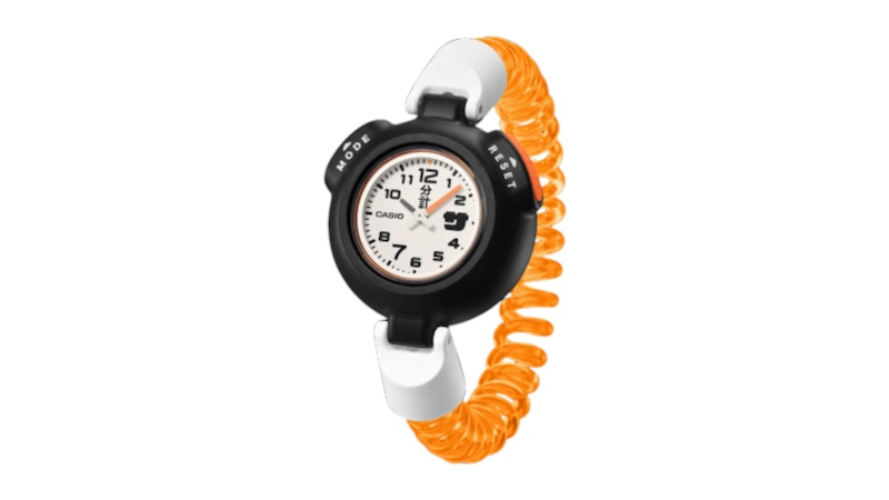 Pre-owned Casio Sa Clock San100h7bjr Watch In Resin In Brown