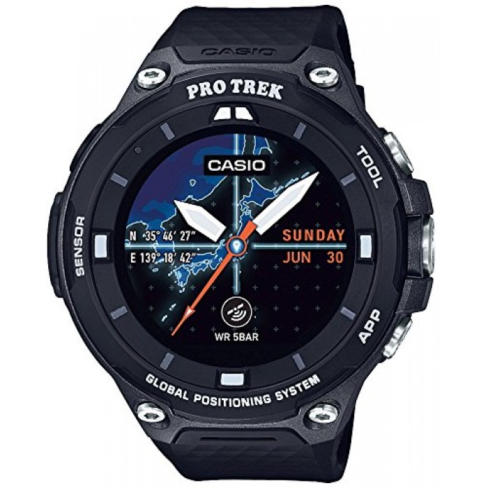 Casio Smart Watch WSD-F20-BK 58mm in Resin - GB