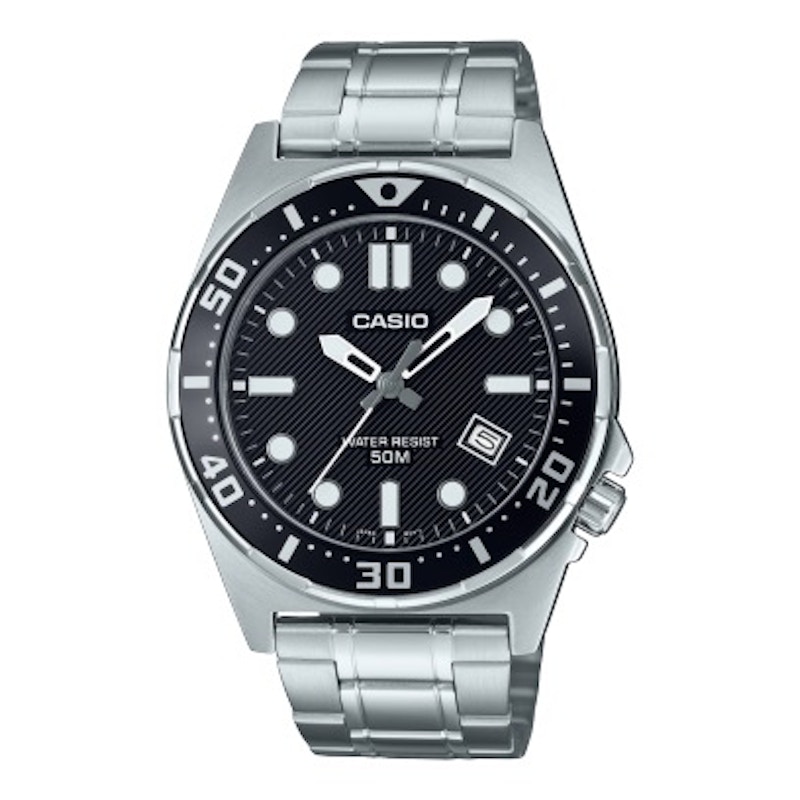 Pre-owned Casio Men's Standard Mtd135d1a Watch In Stainless Steel
