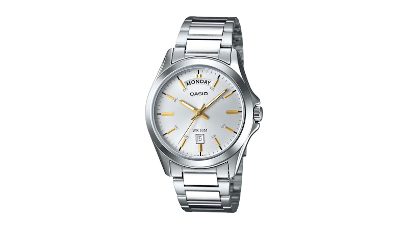 Casio Standard MTP-1370D-7A2 40mm in Stainless Steel - US