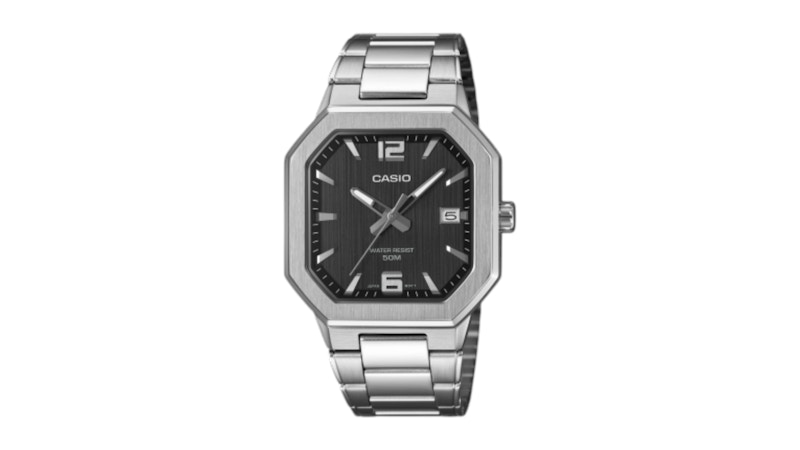 Men's Casio Standard MTPB195D1A Watch in Stainless Steel