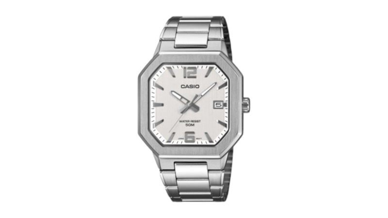 Men's Casio Standard MTPB195D7A Watch in Stainless Steel