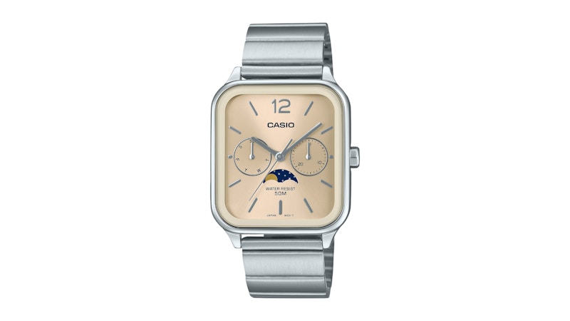 Men's Casio Standard MTPM305D9A Watch in Stainless Steel