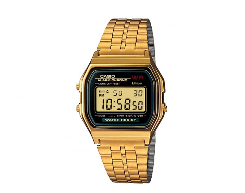 Casio vintage discount black and gold