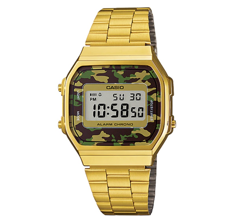 Pre-owned Casio Men's Vintage A168wegc3 Watch In Stainless Steel