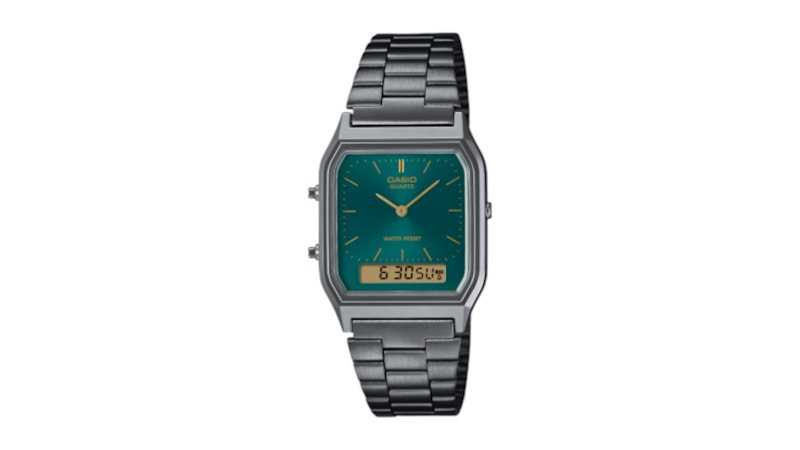 Men's Casio Vintage AQ230EGG3A Watch in Stainless Steel