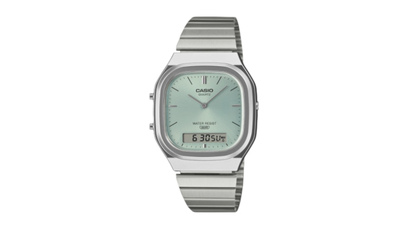 Men's Casio Vintage AQ240E2A Watch in Stainless Steel