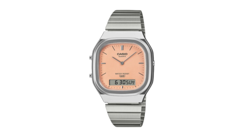 Men's Casio Vintage AQ240E4A Watch in Stainless Steel