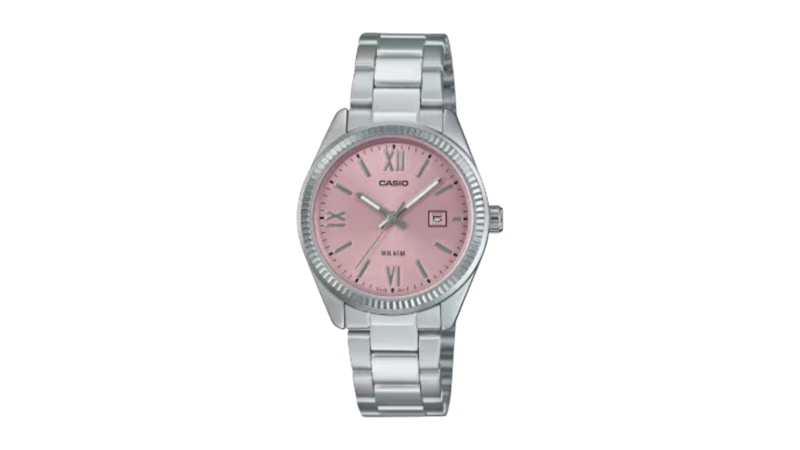Casio Women’s Analog Watch Pink Dial LTP1302DD4A1VDF in Stainless Steel