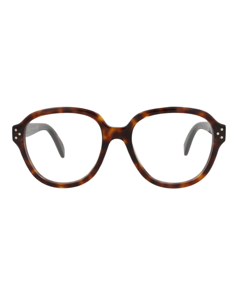 メガネ Celine Eyeglass Frame CL50130I 047 Transparent Brown Celine Aviator-Frame Acetate Optical Frames Brown Brown