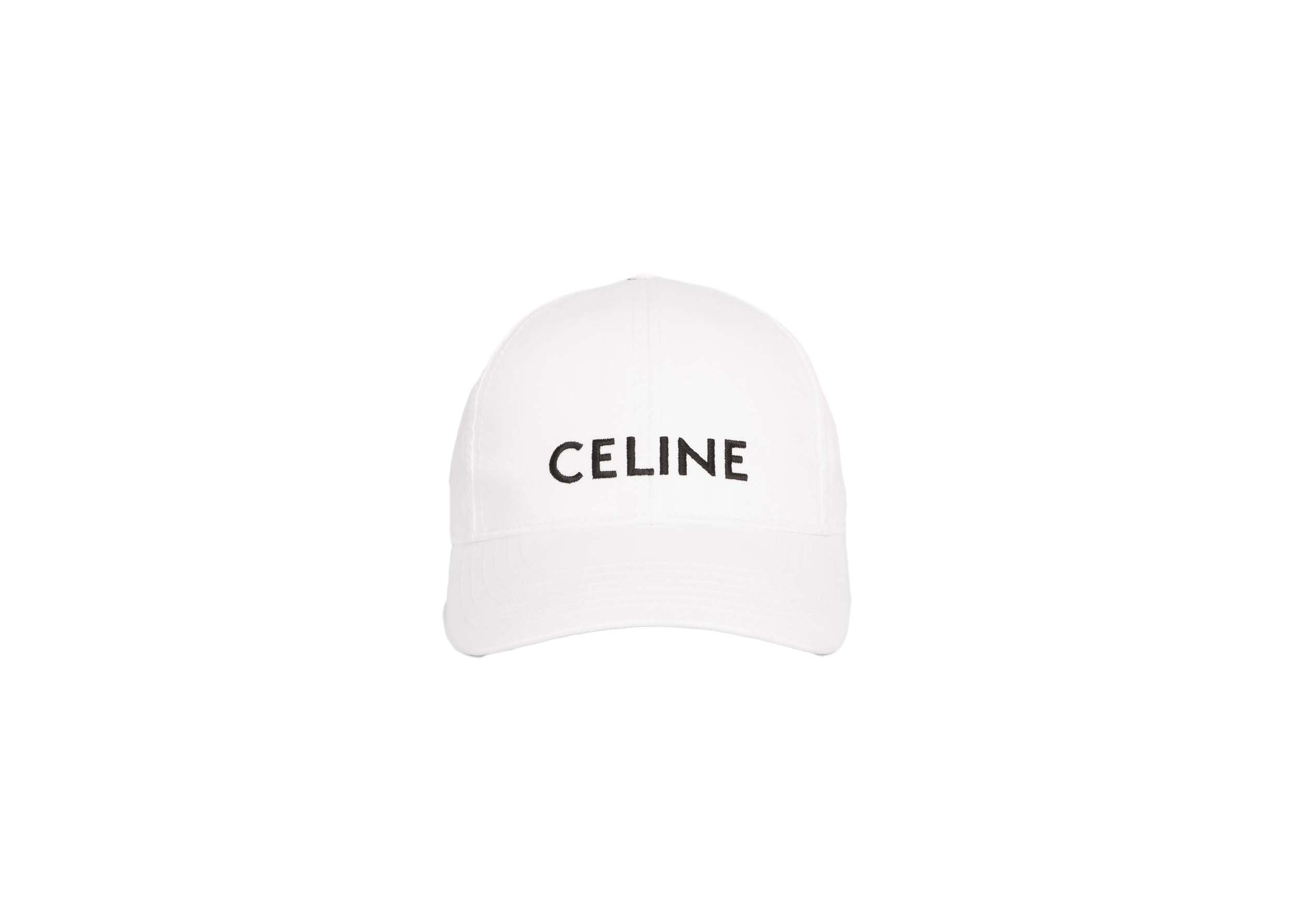 Celine Baseball Cap in Cotton White in Cotton - US