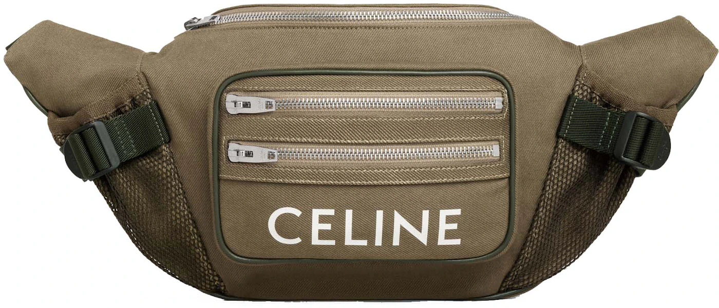 Belt Bag Trekking in Nylon with Celine Print - Black - for Men