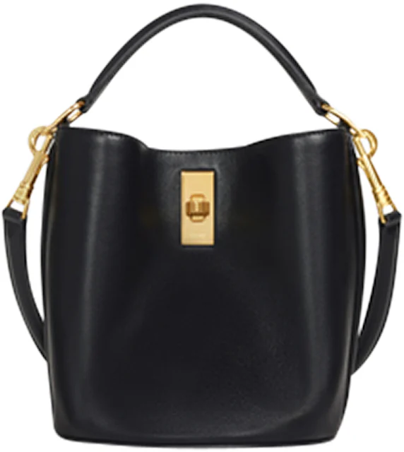 Celine Bucket 16 Teen Black in Smooth Calfskin Leather with Gold-tone - US