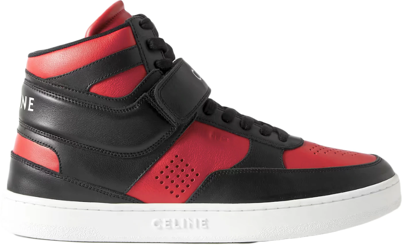 Celine CT-03 Leather High-Top Sneakers Red Black Herren –  1.34526771515047e+16 – DE
