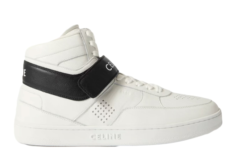 Celine CT-03 Leather High-Top Sneakers White Black Men's -  1.34526771515047e+16 - US