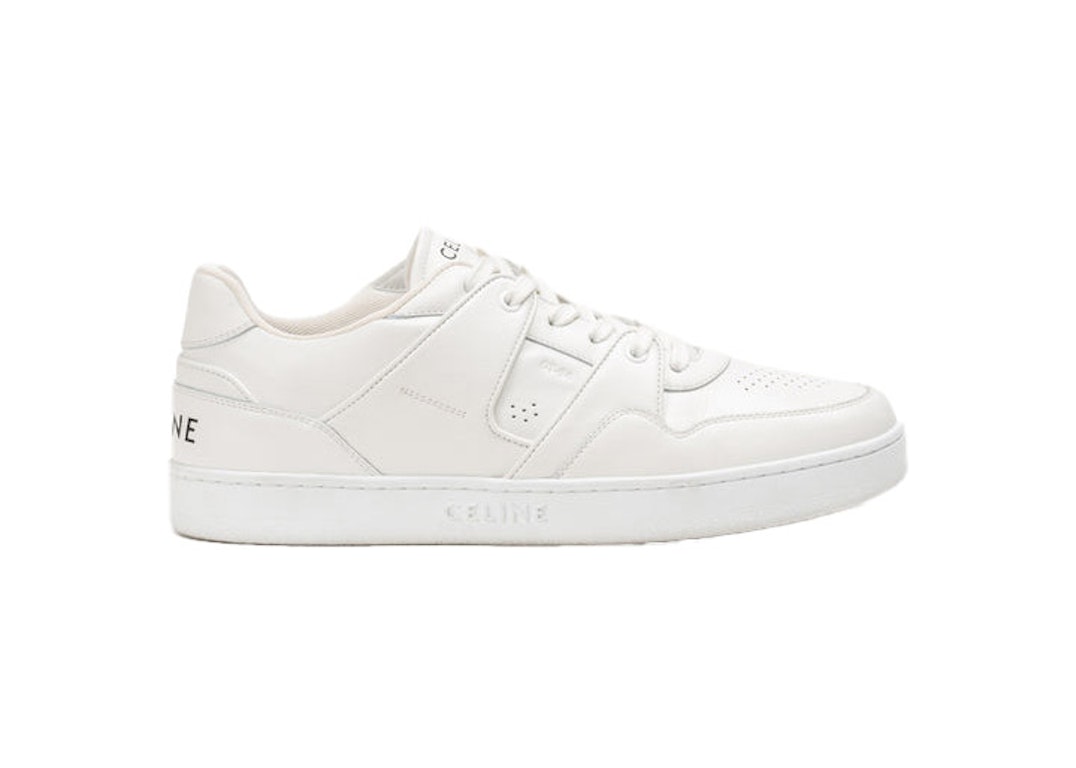 Pre-owned Celine Ct-04 Low Top Optic White
