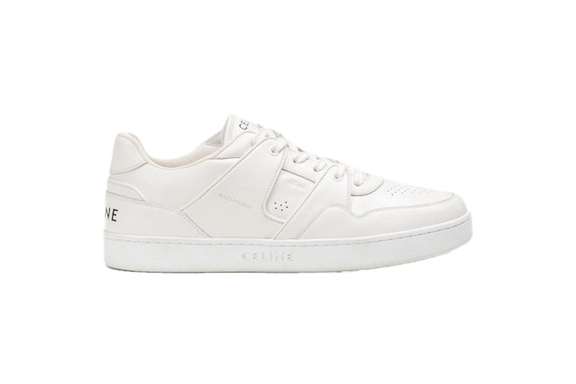 Pre-owned Celine Ct-04 Low Top Optic White