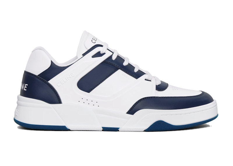 靴 CELINE CT-07 LOW TOP SNEAKER size 42 CELINE HOMME CT-07 Rubber-Trimmed Leather Sneakers for Men
