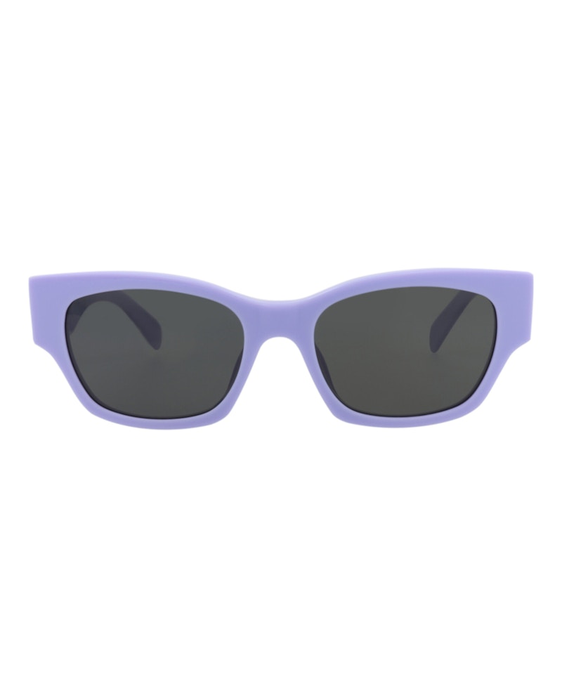 Pre-owned Celine Women's Cat Eyeframe Acetate Sunglasses In Lilac Lilac Smoke (cl40197u/54/78a)