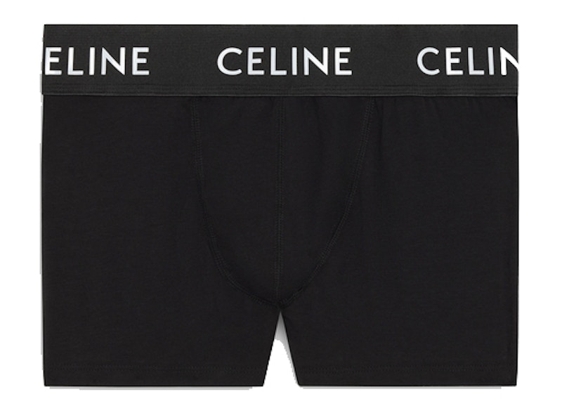 Celine Cotton Boxers Black Men's - US